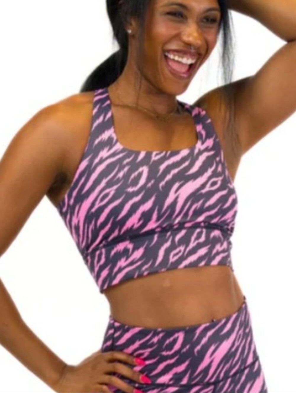 Pink Prowl Longline Bra